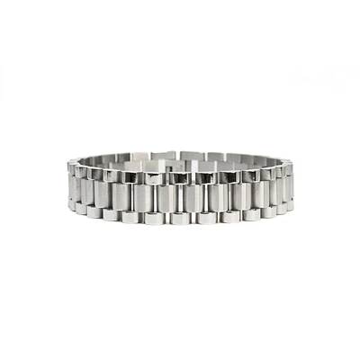 Luenzo Stainless Steel President Bracelet