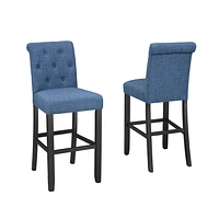 Set of 2 Amitola Bar Stools - Blue