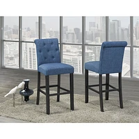 Set of 2 Amitola Bar Stools - Blue