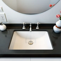 Fyre Undermount Ceramic Basin