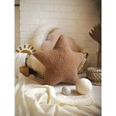 Star Pillow - Brown
