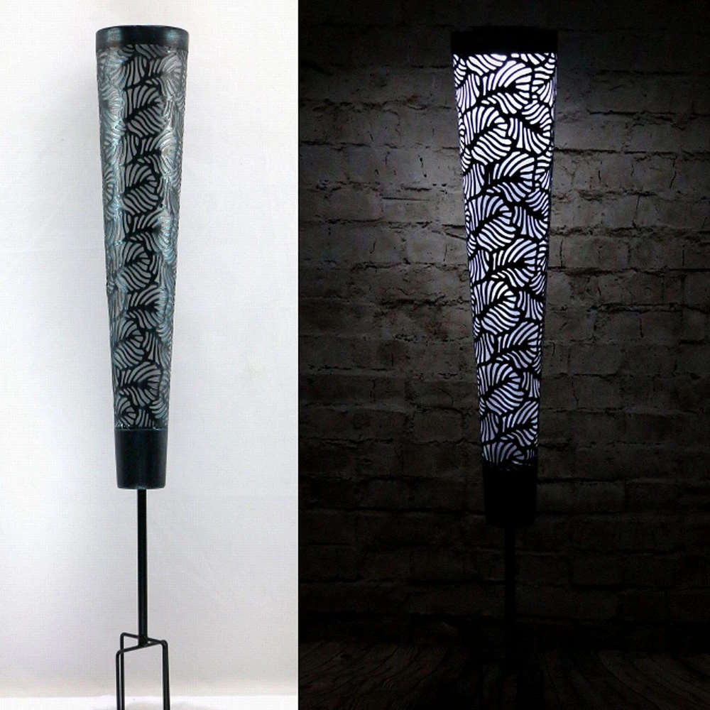 Ombre Solaire motif de feuille   Noir