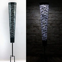 Ombre Solaire motif de feuille   Noir