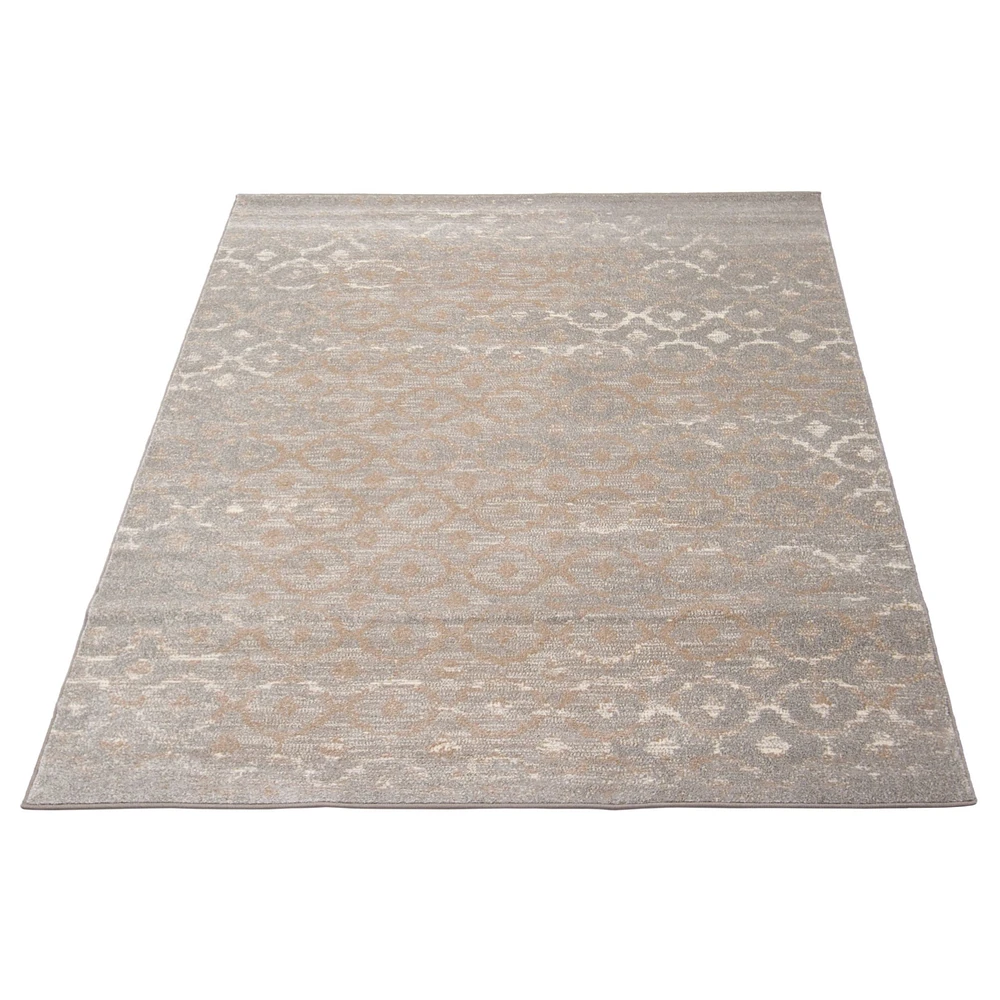 Tapis Nelson gris 5'3" x 7'3