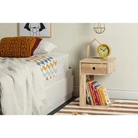 Sweedi Solid Wood Reversible Nightstand Natural Wood by South Shore Furniture