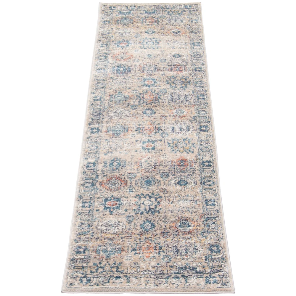 Serenity Blue, Grey Rug