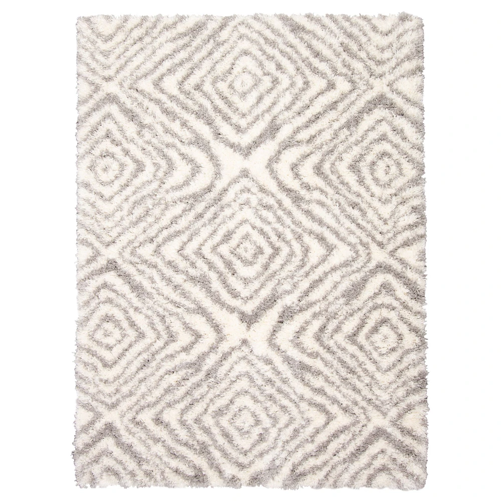 Agadir Abstract Contemporary Shag Rug