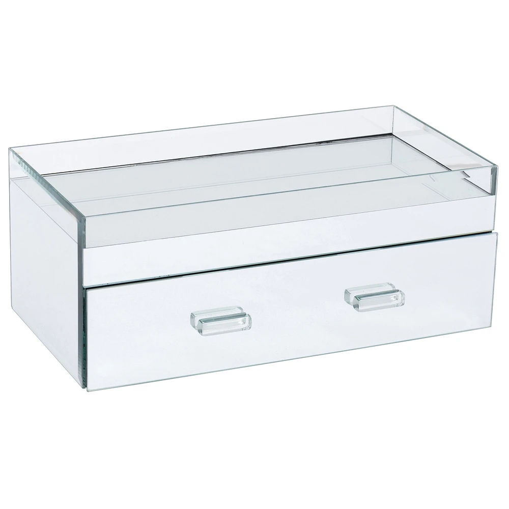 Elegance Rectangular Jewelry Box with Drawers