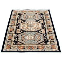 Tapis Shiraz bleu foncé, clair