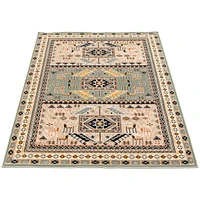 Tapis Shiraz vert