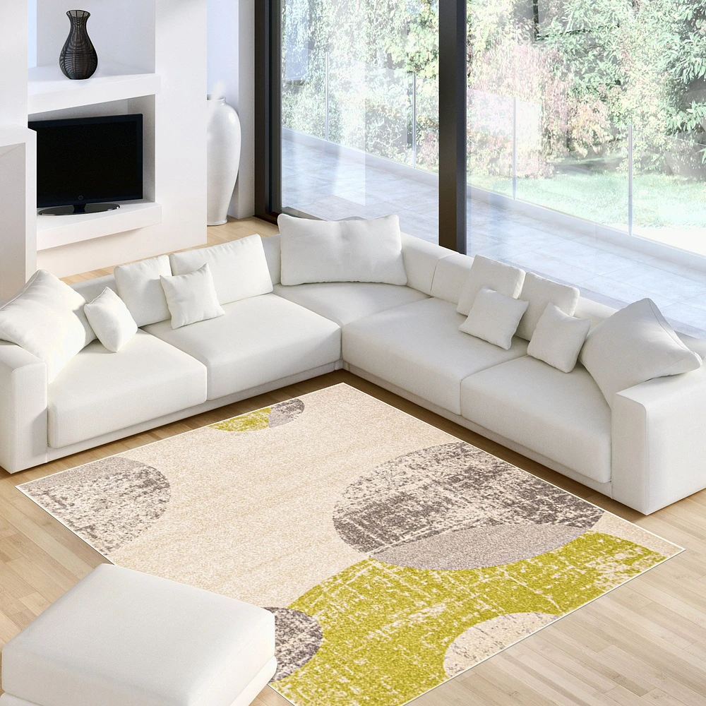 Aria Ivory/Green Rug