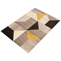 Tapis Luxor gris/Or