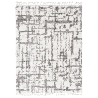 Tapis à poils longs Selene Urban crème, gris clair