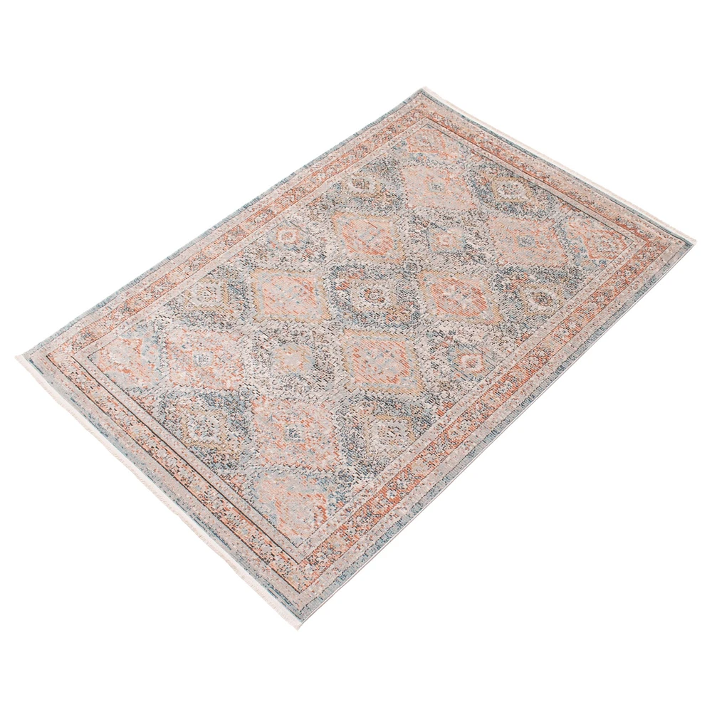 Tapis Cynthia bleu, Cuivre