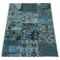 Patchwork Blue Rug