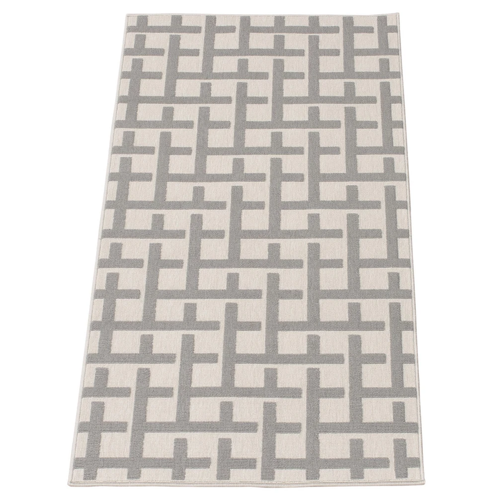 Crete Indoor/Outdoor Light Grey Rug