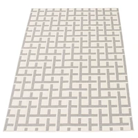 Tapis Intérieur/Extérieur Crete gris clair