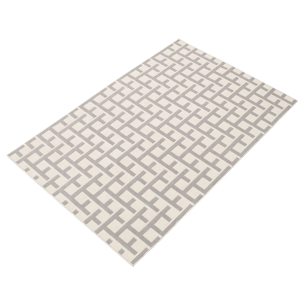 Crete Indoor/Outdoor Light Grey Rug