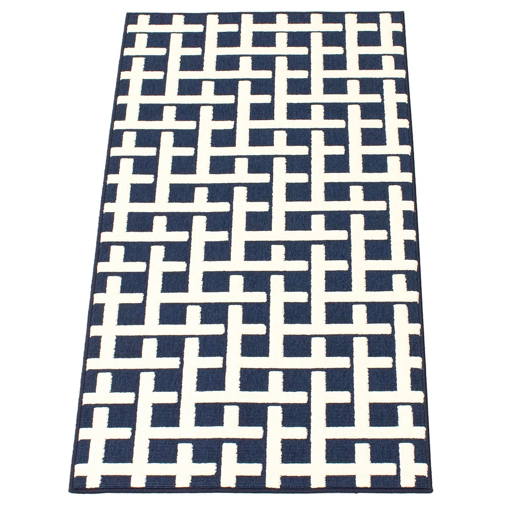 Crete Indoor/Outdoor Blue Rug