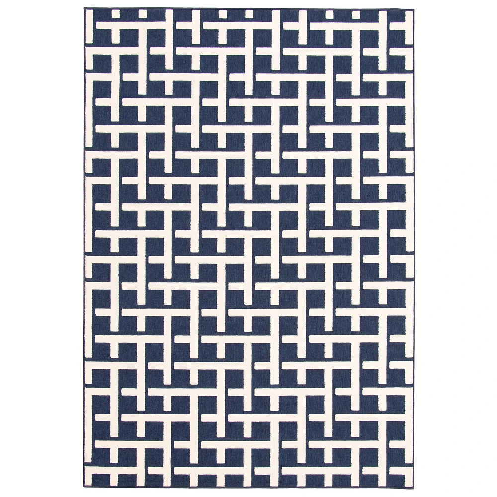 Crete Indoor/Outdoor Blue Rug