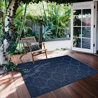 Corfu Indoor/Outdoor Navy Rug