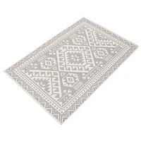 Tapis Intérieur/Extérieur Mykonos gris clair