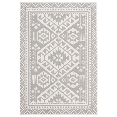 Tapis Intérieur/Extérieur Mykonos gris clair