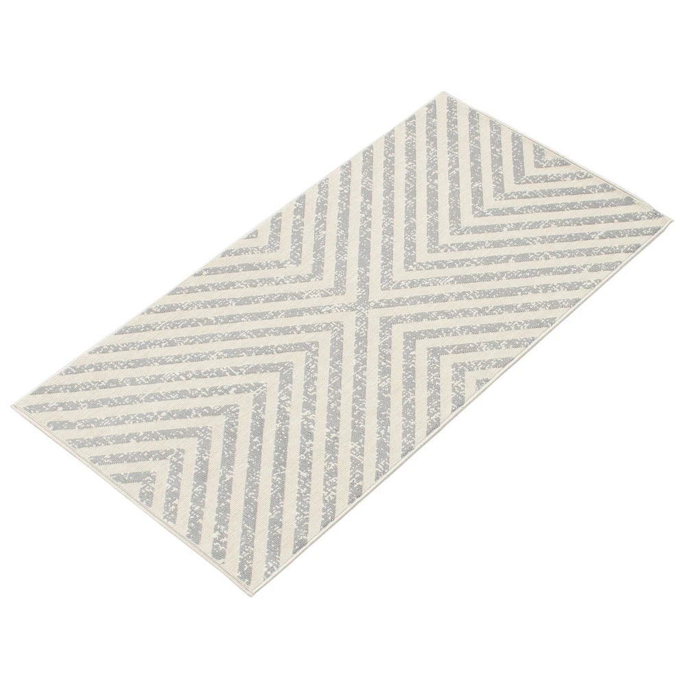 Santorini Indoor/Outdoor Light Grey Rug