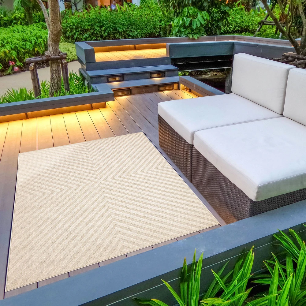 Santorini Indoor/Outdoor Ivory Rug
