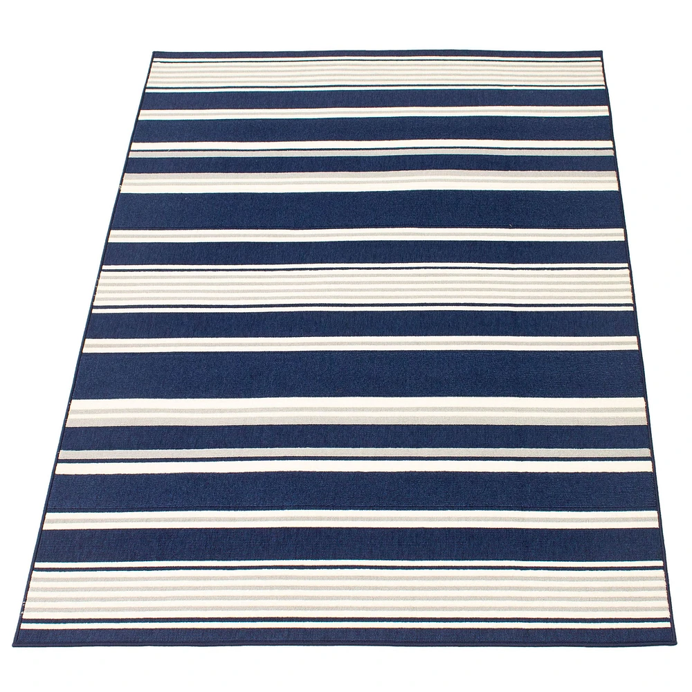 Paros Indoor/Outdoor Navy Rug