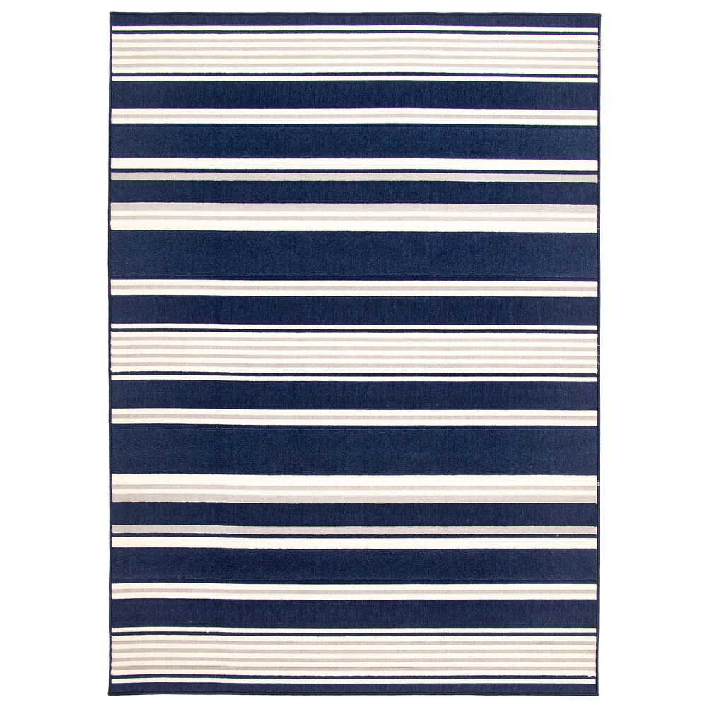 Paros Indoor/Outdoor Navy Rug