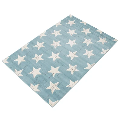 Stars Aqua Rug