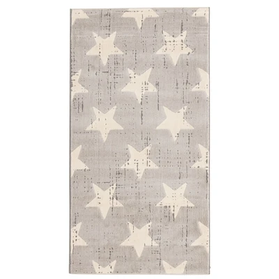 Stars Light Grey Rug