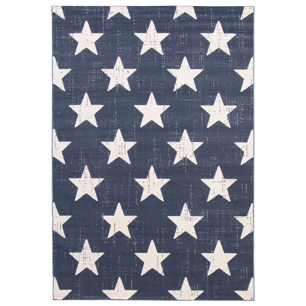 Stars Navy Rug