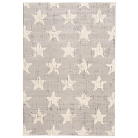 Tapis Stars gris clair