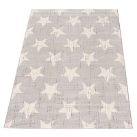 Tapis Stars gris clair