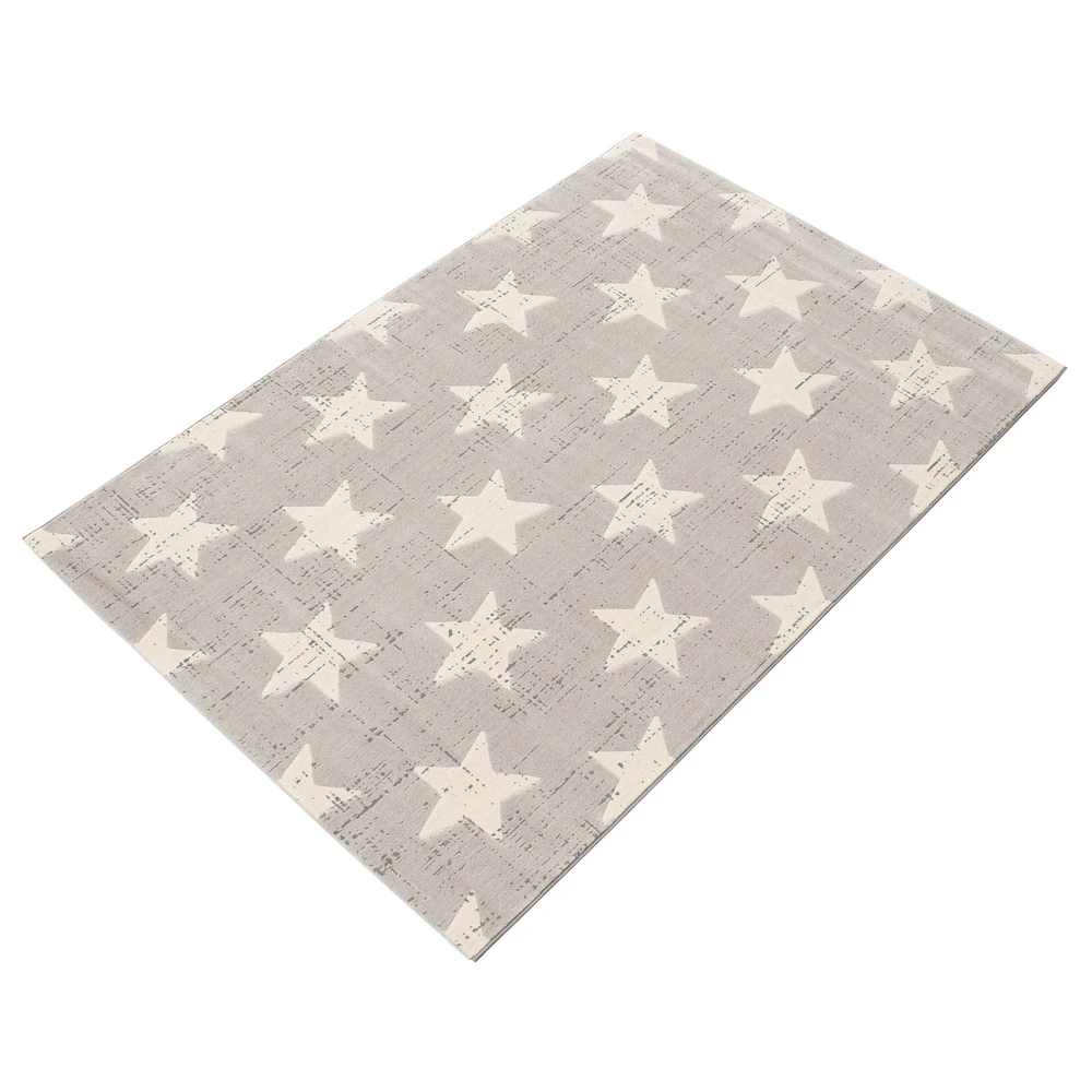 Tapis Stars gris clair