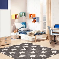 Tapis Stars gris