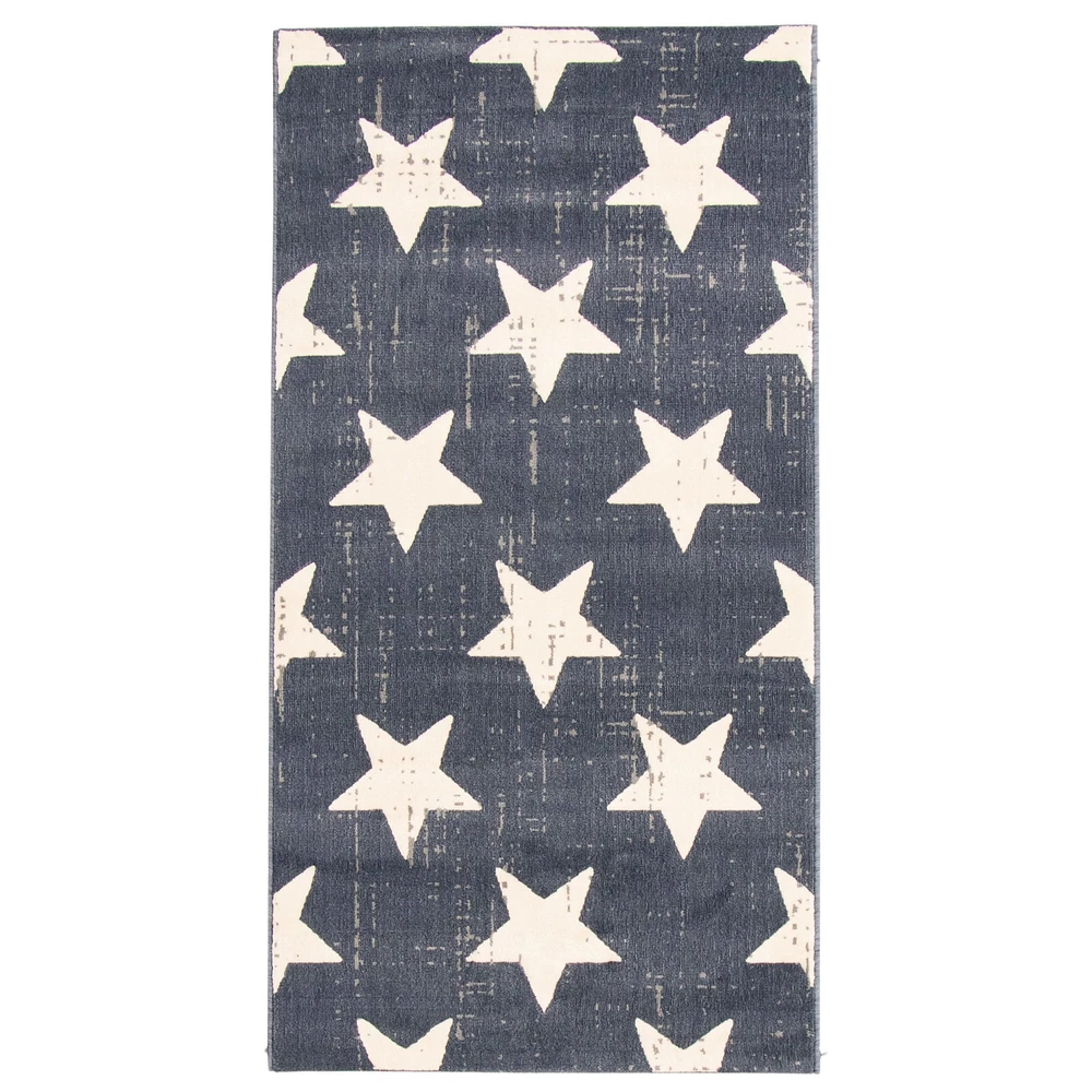 Stars Navy Rug