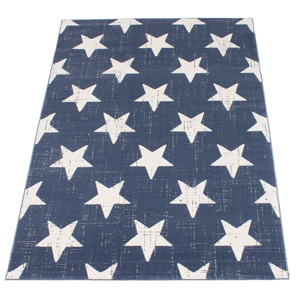 Stars Navy Rug