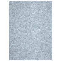 Gardenia Diamond Indoor/ Outdoor Blue Rug 6'7" x 9'6