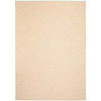 Gardenia Diamond Indoor/ Outdoor Gold Rug 6'7" x 9'6"