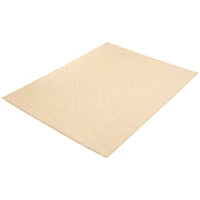 Gardenia Diamond Indoor/ Outdoor Gold Rug 6'7" x 9'6"