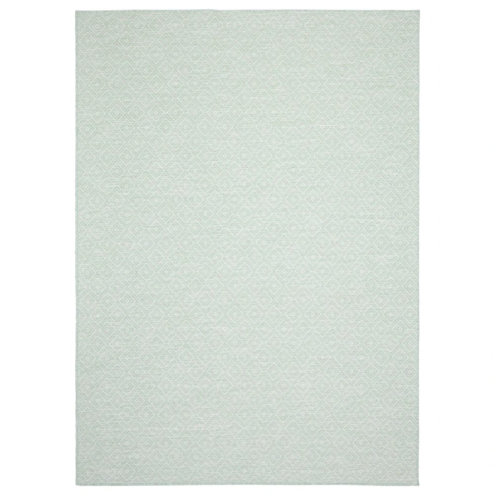 Gardenia Diamond Indoor/ Outdoor Mint Rug