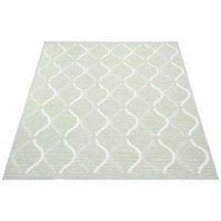 Gardenia Abstract Indoor/ Outdoor Mint Rug