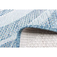 Gardenia Modern Indoor/ Outdoor Blue Rug