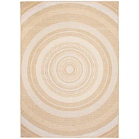 Gardenia Modern Indoor/ Outdoor Gold Rug