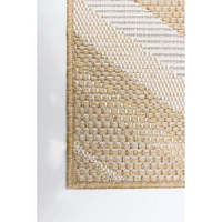 Gardenia Modern Indoor/ Outdoor Gold Rug