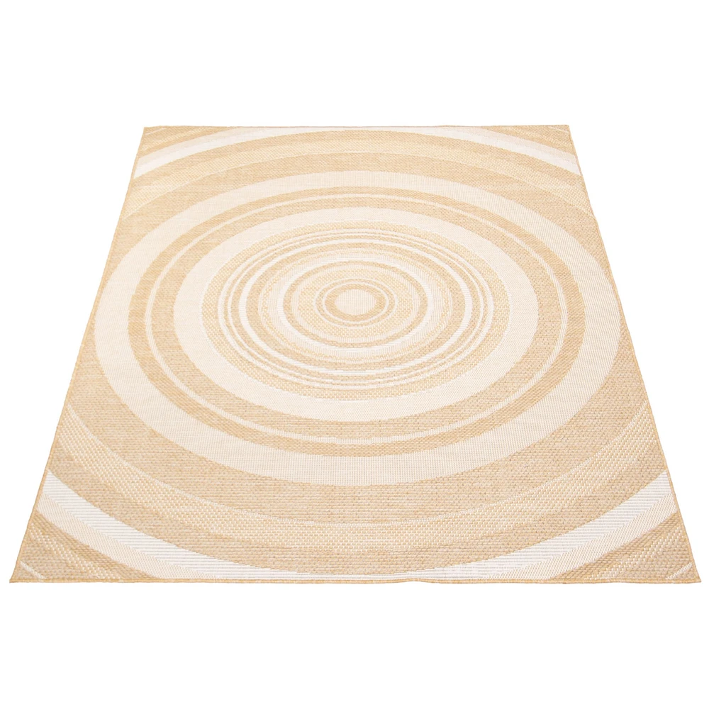 Gardenia Modern Indoor/ Outdoor Gold Rug