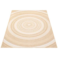 Gardenia Modern Indoor/ Outdoor Gold Rug